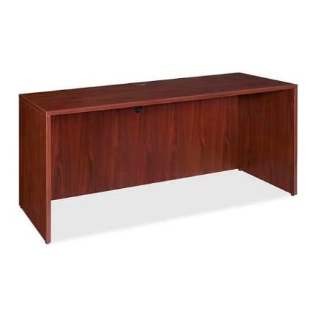 Sp Richards Lorell Credenza Shell - 72"W x 24"D x 29-1/2"H - Mahogany - Essentials Series LLR69376